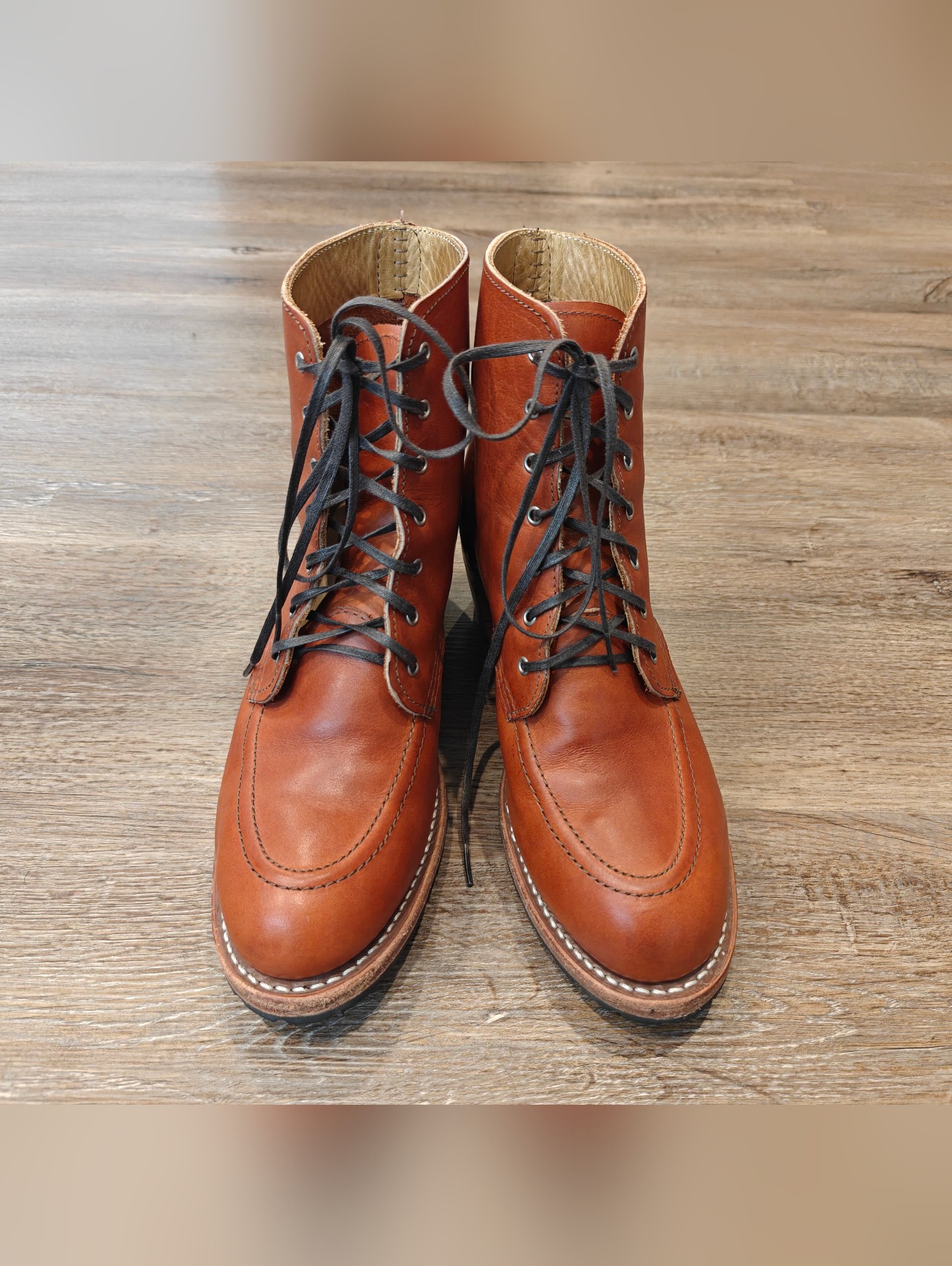 Red Wing Heritage Clara 3404 Oro Legacy Leather Heeled Lace Up Boots Womens 10 B